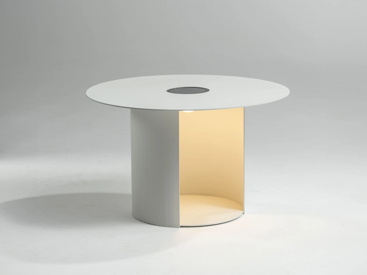 Sole LED konferenční stolek Ø70 cm