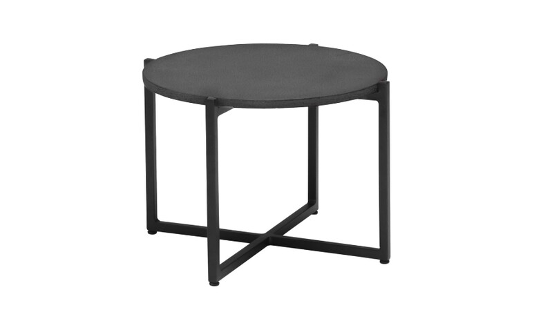 Levně Soul konferenční stolek šedý 54x37 cm